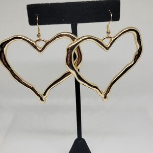 Gold Tone 2.5" Dangle Earrings